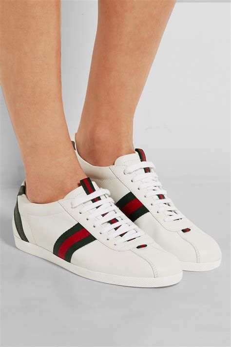 mens gucci trainers white|gucci white trainers women.